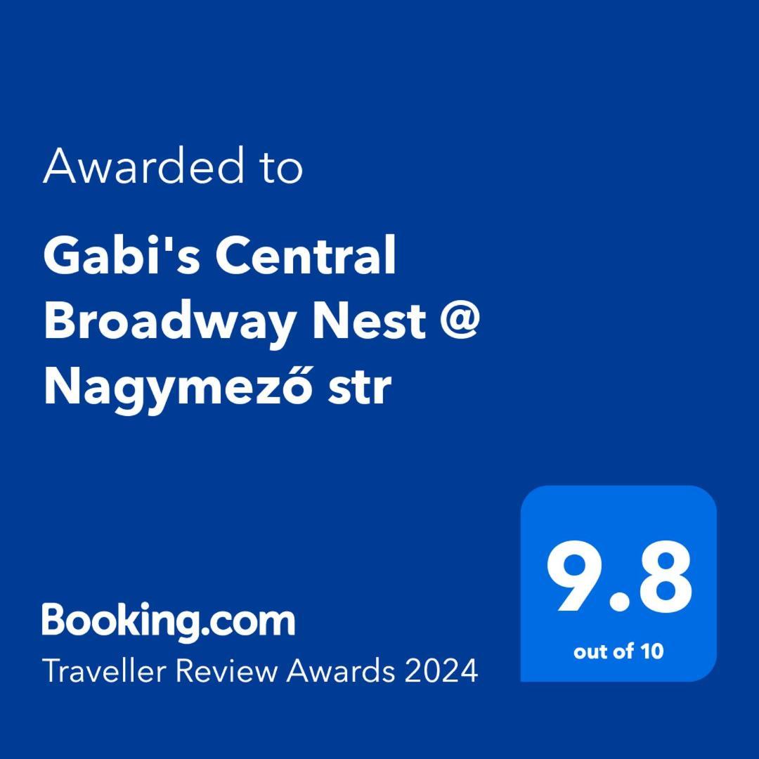 Gabi'S Central Broadway Nest @ Nagymezo Str Budapest Extérieur photo